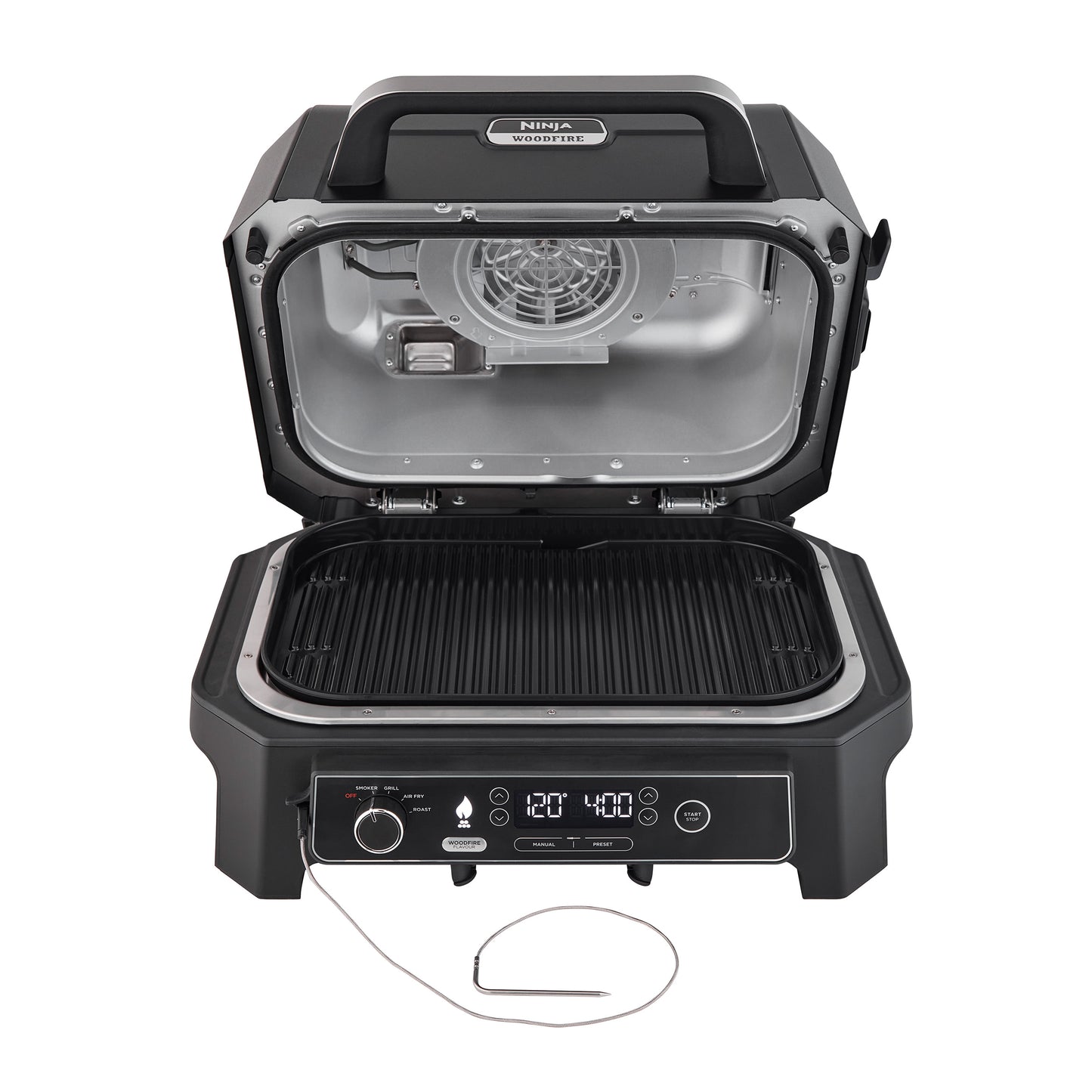 Ninja Woodfire Elektrischer Outdoor Grill & Smoker Pro XL OG850EU
