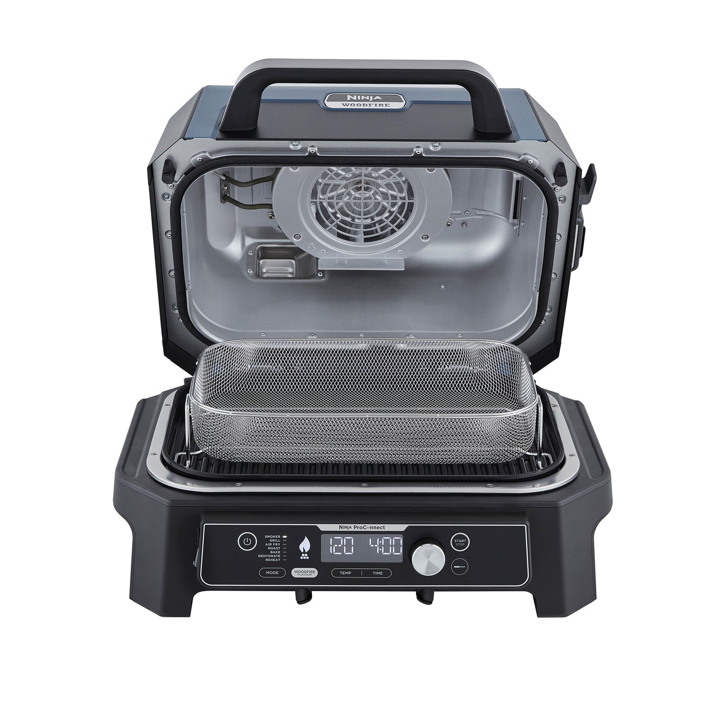 Ninja Woodfire Pro Connect XL Elektrischer Outdoor Grill & Smoker OG901EU