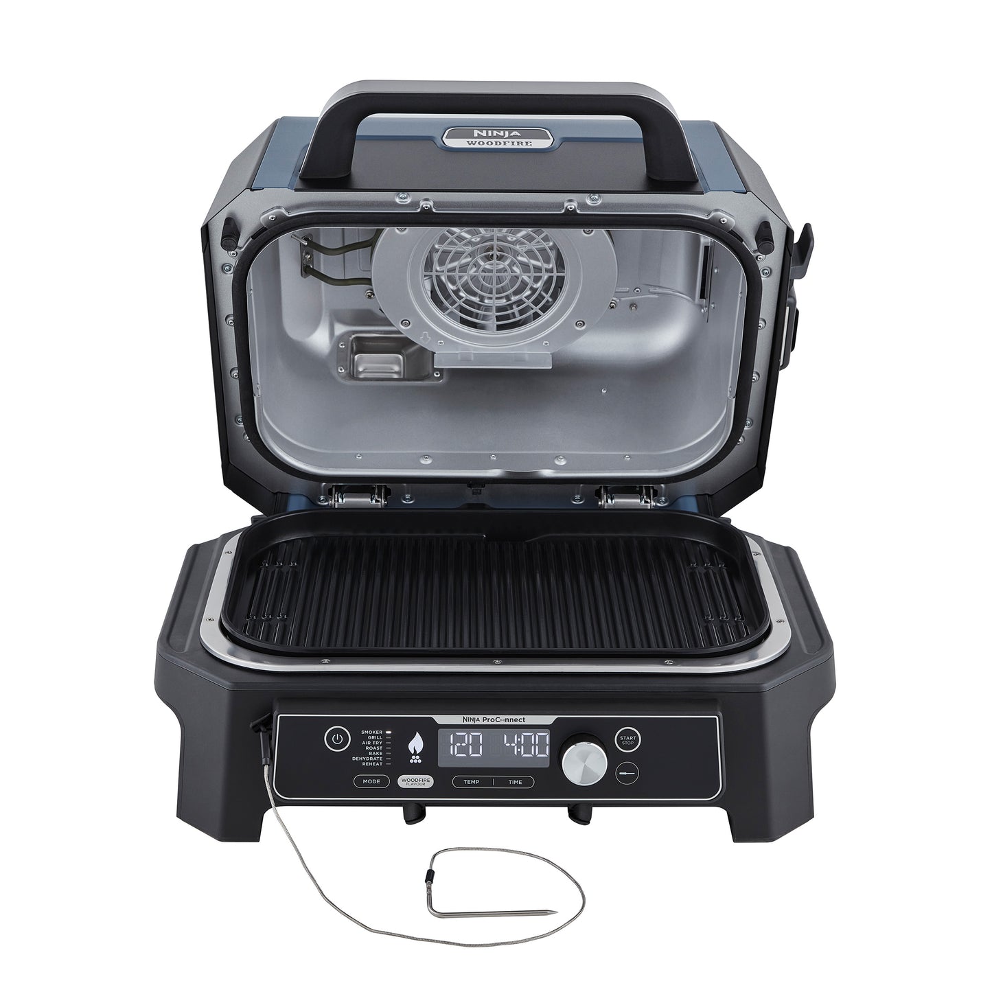 Ninja Woodfire Pro Connect XL Elektrischer Outdoor Grill & Smoker OG901EU