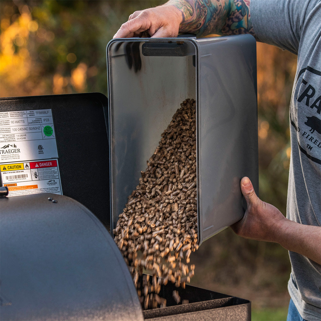 StayDry® Holzpellet-Behälter