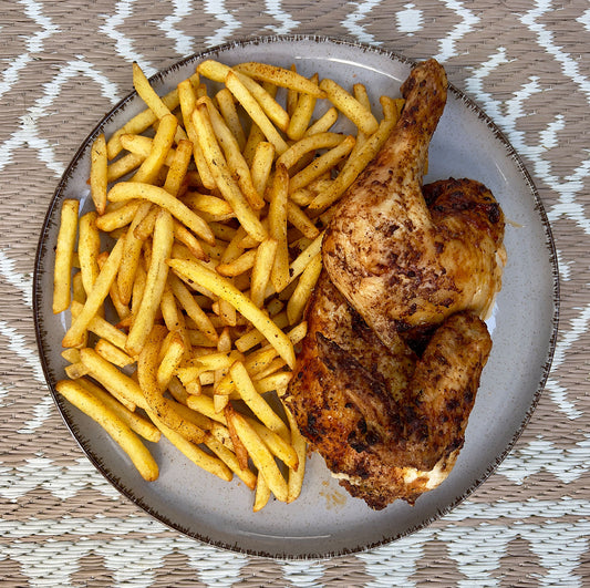 Grillhähnchen Rezept aus der Heißluftfritteuse