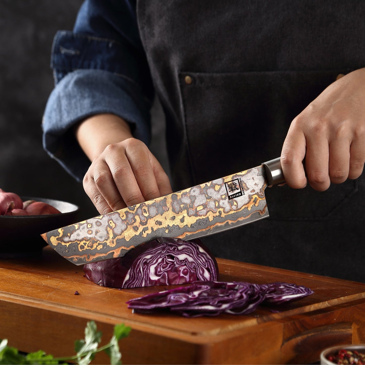 MysticMagma Tanto Chefmesser