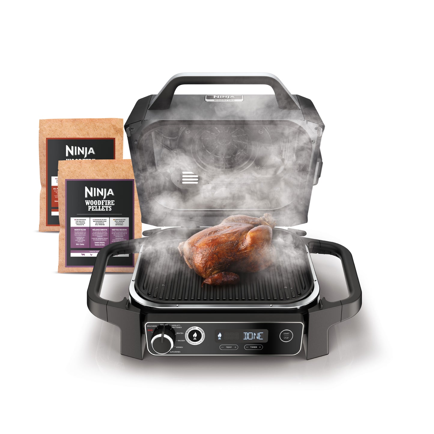 Ninja Woodfire Elektrischer Outdoor Grill & Smoker OG701DE