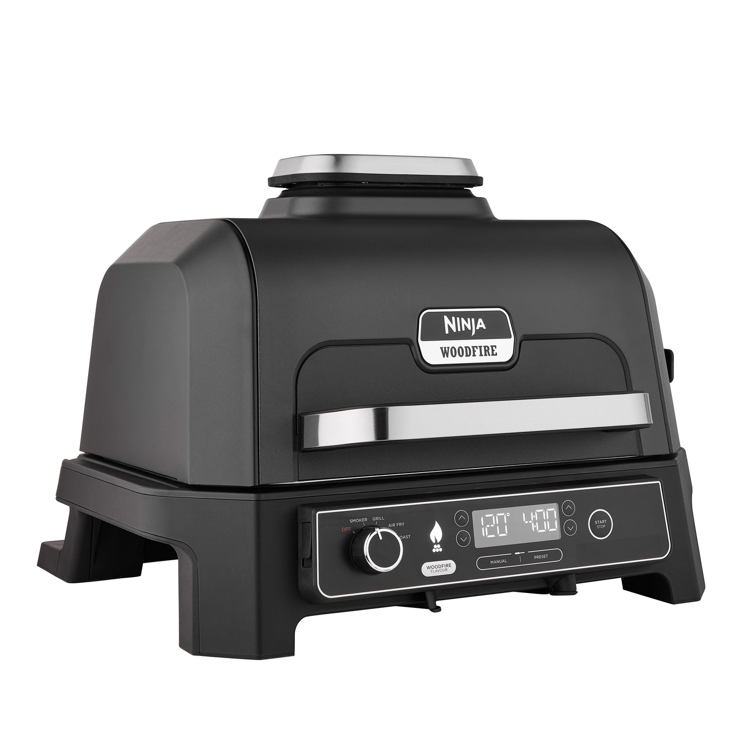 Ninja Woodfire Pro XL Elektrischer Outdoor Grill & Smoker mit Smart Cook System OG850EU Bundle